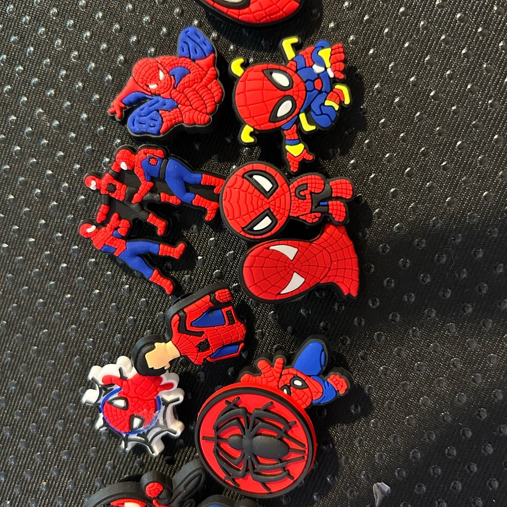 Spider-Man Shoe Charms Set